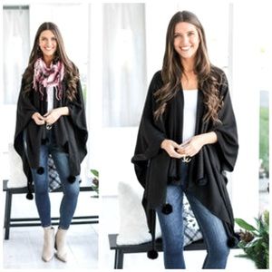 Black shawl